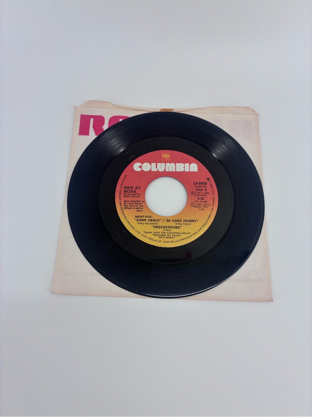 Men at Work Vinyl Record